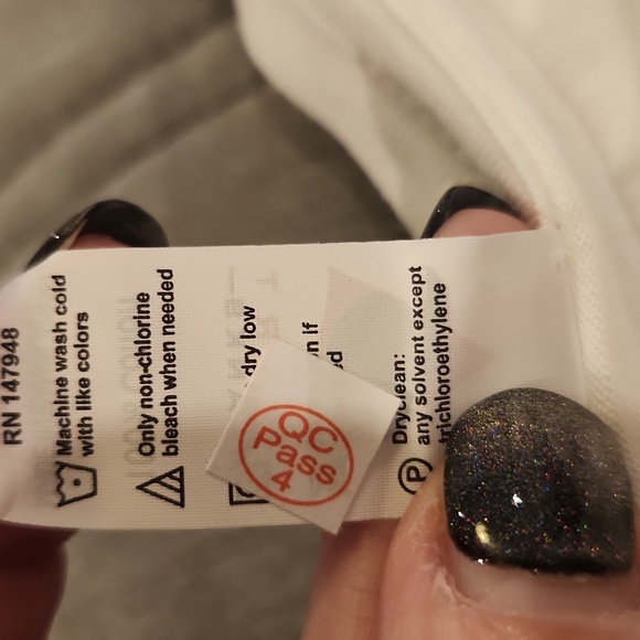 White Graphic Tee with Colorful Text Design Size XL! - Picture 3 of 7